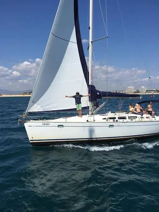 Sailing Yacht In Portimao Marina Hotel Botel